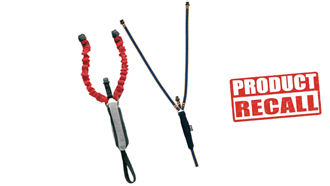 Recall for inspection of all SCORPIO via ferrata lanyards